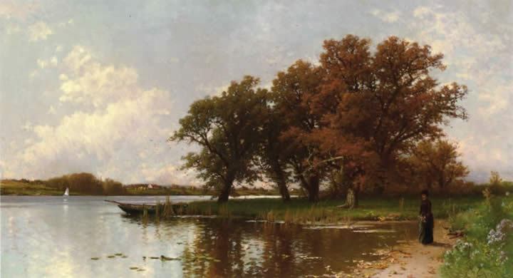Alfred Thompson Bricher Early Autumn on Long Island